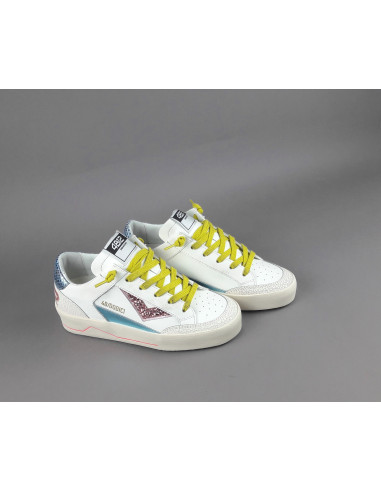4B12 - Sneakers Kyle Donna Pelle Bianco Prezzo 229,00