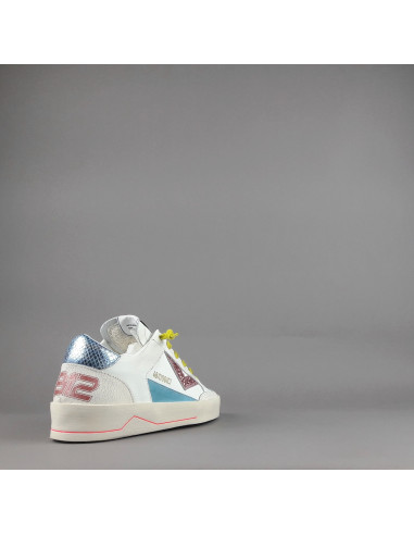 4B12 - Sneakers Kyle Donna Pelle Bianco Prezzo 229,00