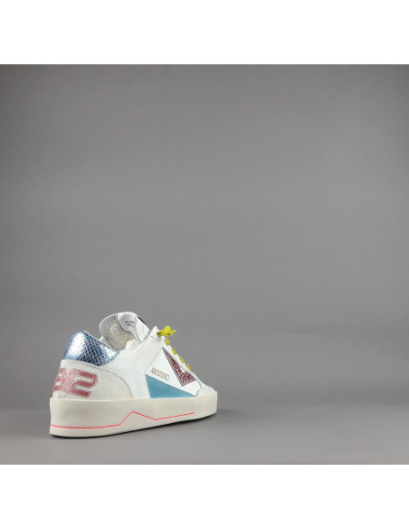 4B12 - Sneakers Kyle Donna Pelle Bianco Prezzo 229,00