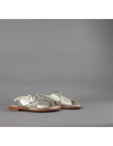 Frau - Sandalo Donna Pelle Criss-Cross Prezzo 125,00