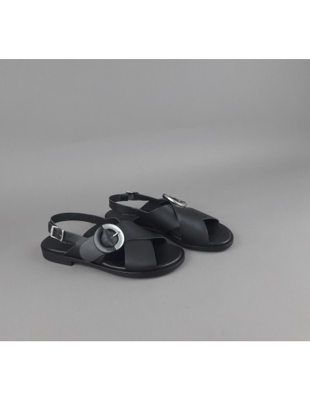 Frau - Sandalo Donna Pelle Criss-Cross Prezzo 119,00