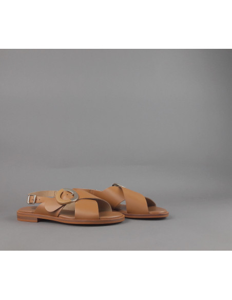 Frau - Sandalo Donna Pelle Criss-Cross Prezzo 119,00