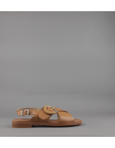 Frau - Sandalo Donna Pelle Criss-Cross Prezzo 119,00