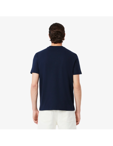 Lacoste - T-Shirt Cotone Blu Scuro Prezzo 70,00