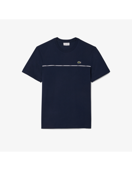 Lacoste - T-Shirt Cotone Blu Scuro Prezzo 70,00