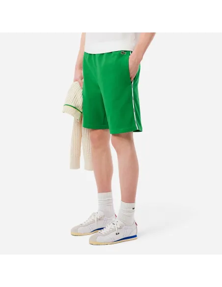 Lacoste - Shorts Cotone Verde Prezzo 85,00