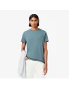 Lacoste - T-Shirt Cotone Pima Blu Grigio Prezzo 60,00