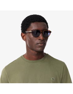 Lacoste - T-Shirt Cotone Pima Verde Militare Prezzo 60,00