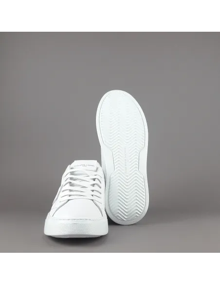Philippe Model \ Sneakers Uomo New Temple Pelle Bianco Prezzo 320,00