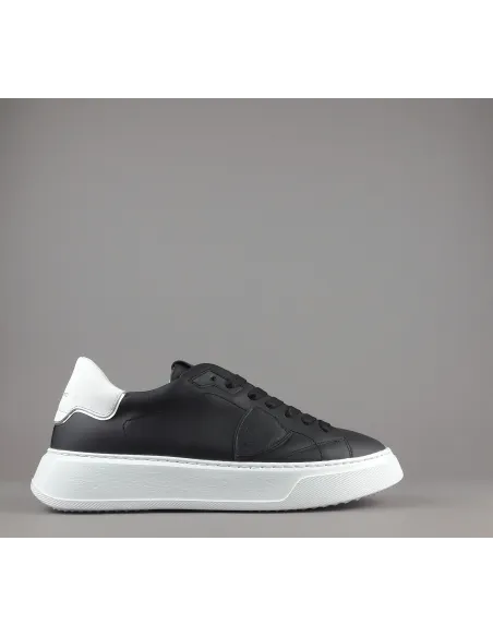 Philippe Model \ Sneakers Uomo New Temple Pelle Nero Prezzo 320,00
