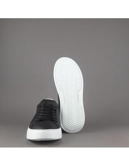 Philippe Model \ Sneakers Uomo New Temple Pelle Nero Prezzo 320,00