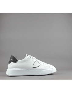 Philippe Model \ Sneakers Uomo New Temple Pelle Bianco Spoiler Crackle' Prezzo 320,00