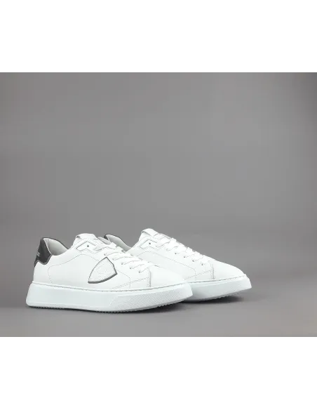 Philippe Model \ Sneakers Uomo New Temple Pelle Bianco Spoiler Crackle' Prezzo 320,00