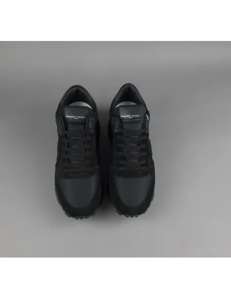 Philippe Model \ Sneakers Uomo New Tropez Camoscio Tela Nero Prezzo 295,00