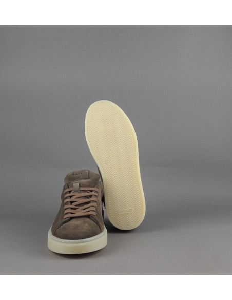 D.A.T.E. \ Sneakers Levante Uomo Camoscio Marrone Prezzo 195,00