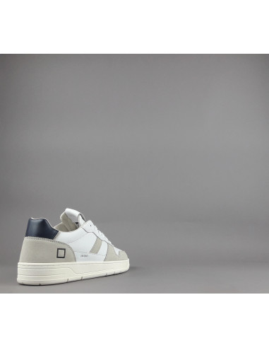 D.A.T.E. \ Sneakers Court Uomo Pelle Bianco Prezzo 165,00