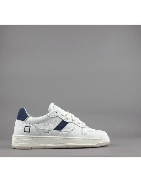 D.A.T.E. \ Sneakers Court Uomo Pelle Bianco Prezzo 200,00