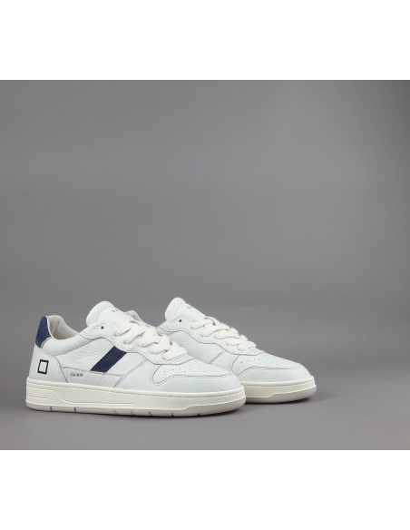 D.A.T.E. \ Sneakers Court Uomo Pelle Bianco Prezzo 200,00