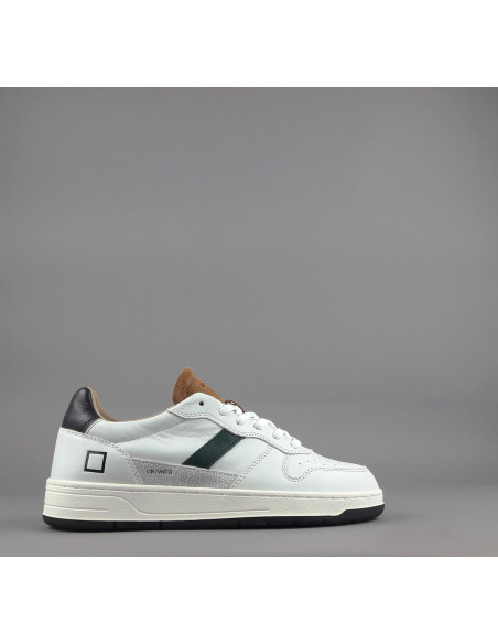 D.A.T.E. \ Sneakers Court Uomo Pelle Bianco Prezzo 185,00