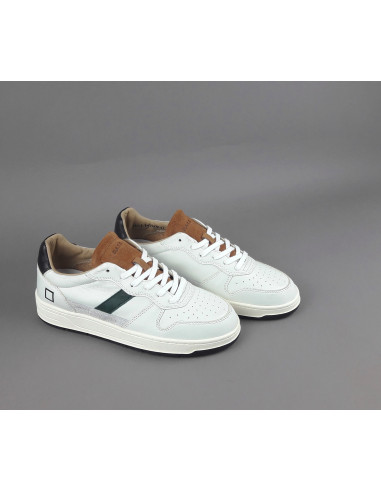 D.A.T.E. \ Sneakers Court Uomo Pelle Bianco Prezzo 185,00
