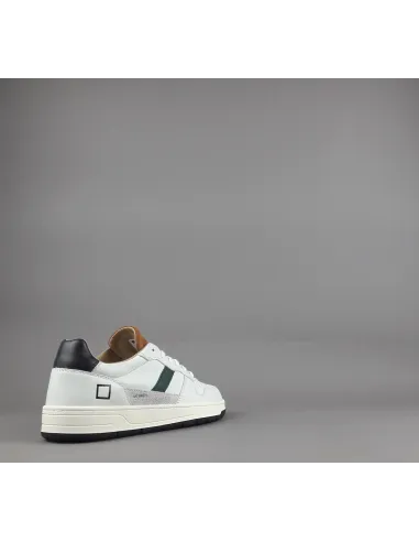 D.A.T.E. \ Sneakers Court Uomo Pelle Bianco Prezzo 185,00