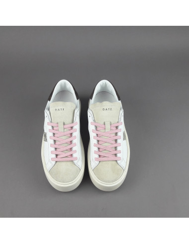 D.A.T.E. \ Sneakers Hill Platform Donna Pelle Bianco Prezzo 185,00