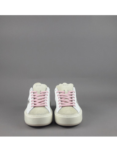 D.A.T.E. \ Sneakers Hill Platform Donna Pelle Bianco Prezzo 185,00