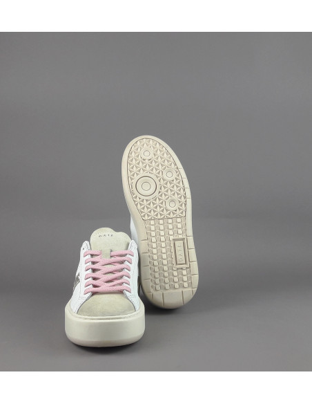 D.A.T.E. \ Sneakers Hill Platform Donna Pelle Bianco Prezzo 185,00