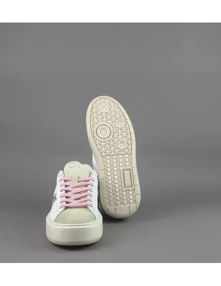 D.A.T.E. \ Sneakers Hill Platform Donna Pelle Bianco Prezzo 185,00