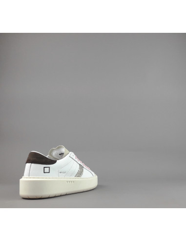 D.A.T.E. \ Sneakers Hill Platform Donna Pelle Bianco Prezzo 185,00