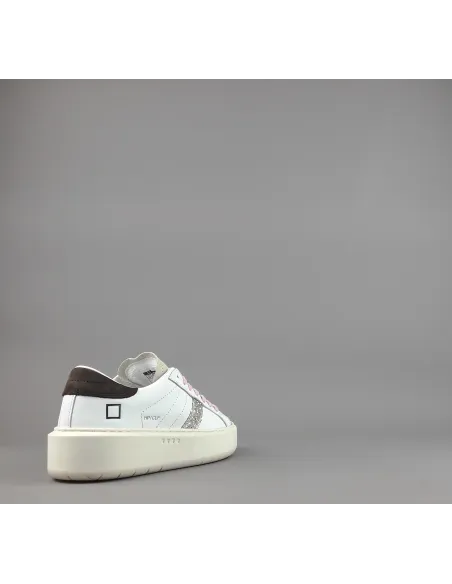 D.A.T.E. \ Sneakers Hill Platform Donna Pelle Bianco Prezzo 185,00