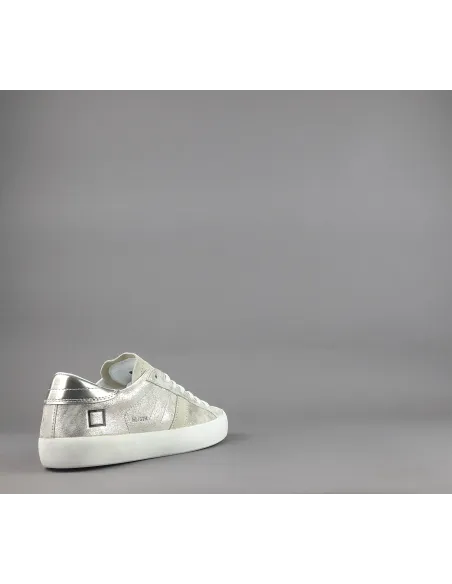 D.A.T.E. \ Sneakers Hill Low Donna Pelle Platino Prezzo 175,00