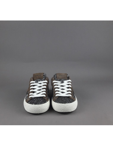 D.A.T.E. \ Sneakers Hill Low Donna Glitter Antracite Prezzo 175,00
