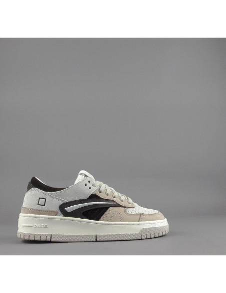 D.A.T.E. \ Sneakers Torneo Pop Donna Camoscio Beige Prezzo 195,00