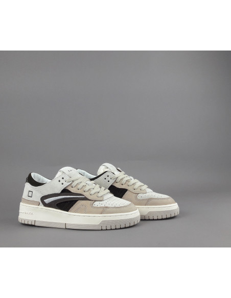 D.A.T.E. \ Sneakers Torneo Pop Donna Camoscio Beige Prezzo 195,00