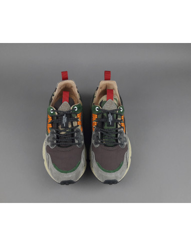 Flower Mountain \ Sneakers Uomo Yamano 3 Camoscio Tela Grigio Scuro Prezzo 235,00