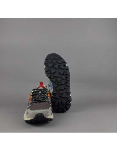 Flower Mountain \ Sneakers Uomo Yamano 3 Camoscio Tela Grigio Scuro Prezzo 235,00