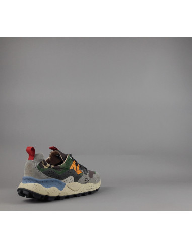 Flower Mountain \ Sneakers Uomo Yamano 3 Camoscio Tela Grigio Scuro Prezzo 235,00