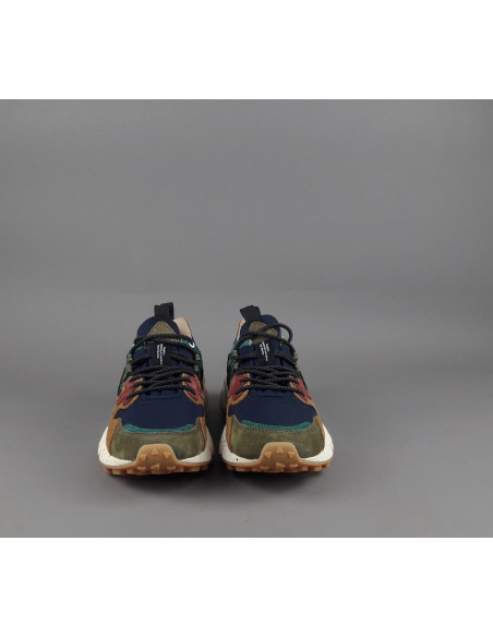 Flower Mountain \ Sneakers Uomo Yamano 3 Camoscio Tela Marrone Blu Prezzo 225,00