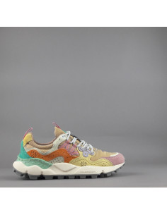 Flower Mountain \ Sneakers Donna Yamano 3 Camoscio Tela Rosa Giallo Prezzo 205,00