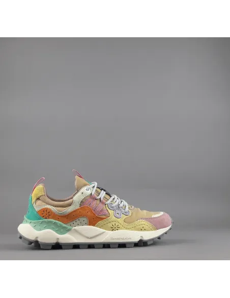 Flower Mountain \ Sneakers Donna Yamano 3 Camoscio Tela Rosa Giallo Prezzo 205,00