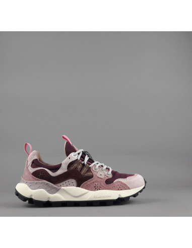 Flower Mountain \ Sneakers Donna Yamano 3 Camoscio Tela Rosa Antico Wine Prezzo 205,00