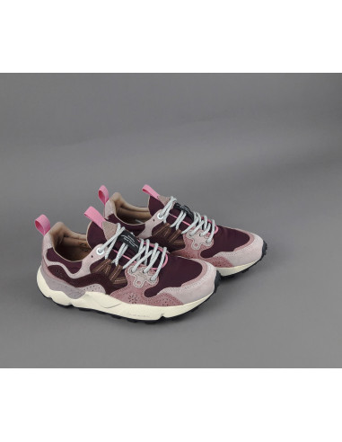 Flower Mountain \ Sneakers Donna Yamano 3 Camoscio Tela Rosa Antico Wine Prezzo 205,00
