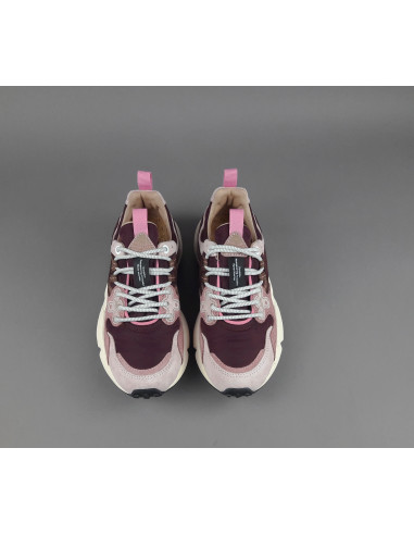 Flower Mountain \ Sneakers Donna Yamano 3 Camoscio Tela Rosa Antico Wine Prezzo 205,00