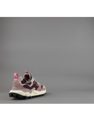 Flower Mountain \ Sneakers Donna Yamano 3 Camoscio Tela Rosa Antico Wine Prezzo 205,00