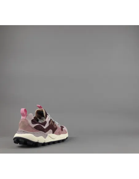 Flower Mountain \ Sneakers Donna Yamano 3 Camoscio Tela Rosa Antico Wine Prezzo 205,00
