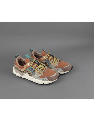 Flower Mountain \ Sneakers Donna Yamano 3 Camoscio Tela Marrone Talpa Prezzo 215,00