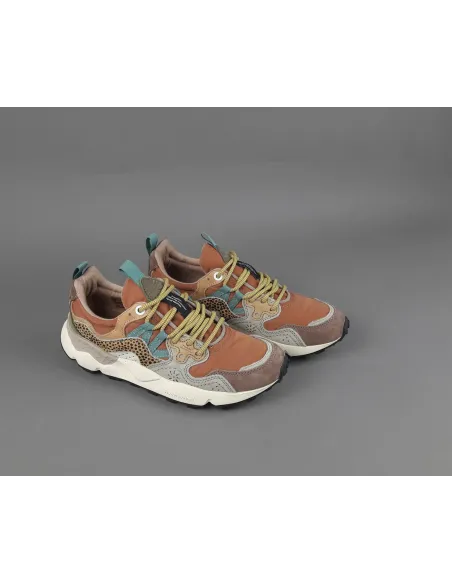 Flower Mountain \ Sneakers Donna Yamano 3 Camoscio Tela Marrone Talpa Prezzo 215,00