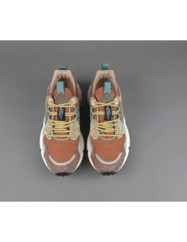 Flower Mountain \ Sneakers Donna Yamano 3 Camoscio Tela Marrone Talpa Prezzo 215,00