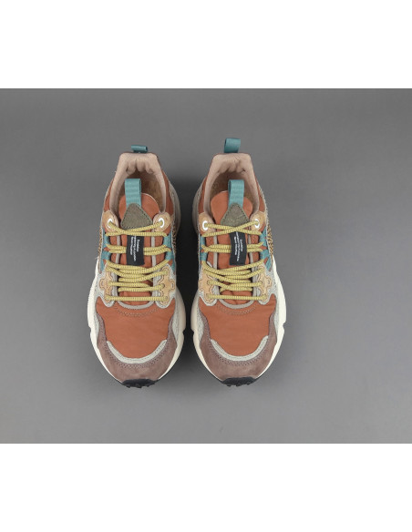 Flower Mountain \ Sneakers Donna Yamano 3 Camoscio Tela Marrone Talpa Prezzo 215,00